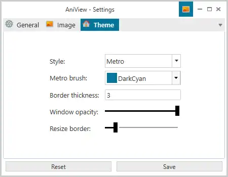 AniView settings